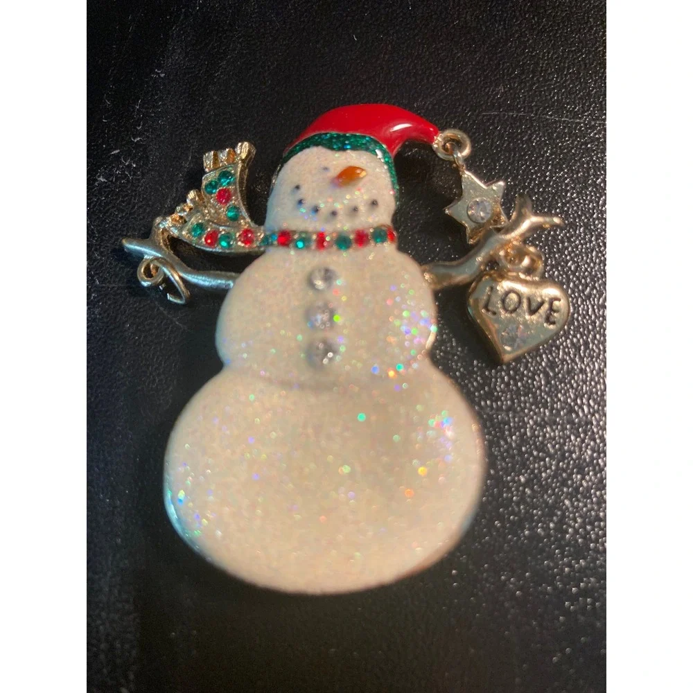 Christmas Holiday Enamel Pins Earrings Brooches Lot Snowman Bear‎ Wreath Candles